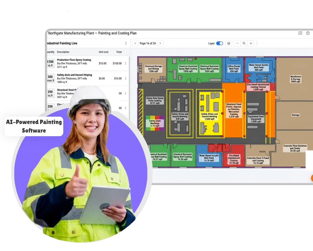 AI Painting Takeoff Software