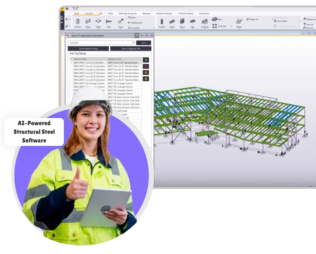 AI Structural Steel Takeoff Software