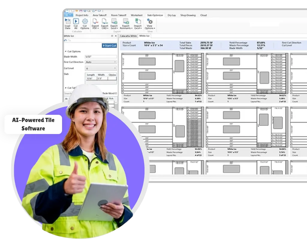 AI Tile Takeoff Software