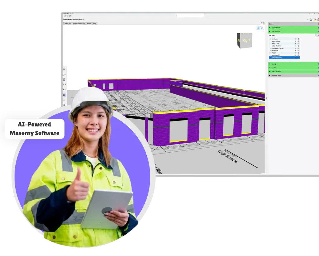 Automated Masonry Takeoff Software