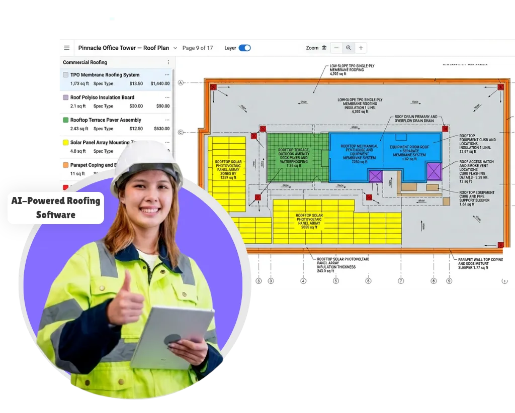 Automated Roofing Takeoff Software