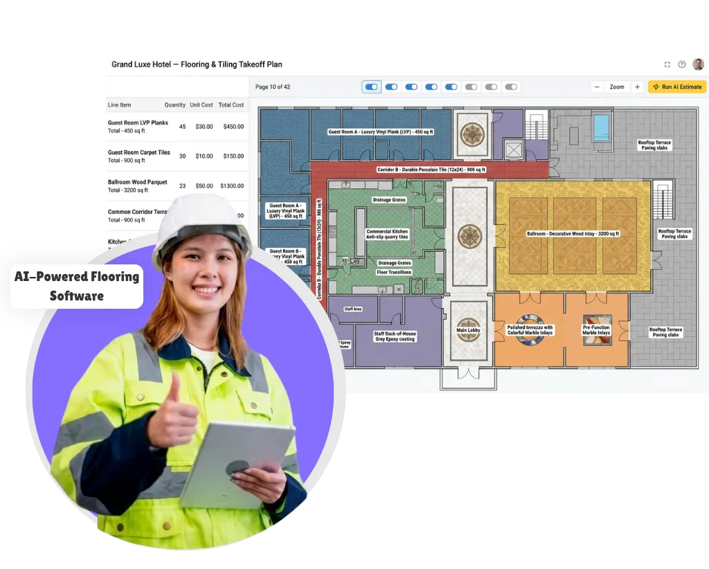Best AI Flooring Takeoff Software