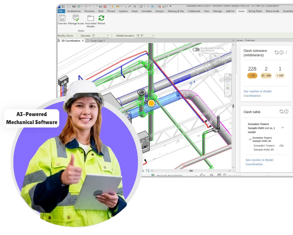 Web Based AI Mechanical Takeoff Software